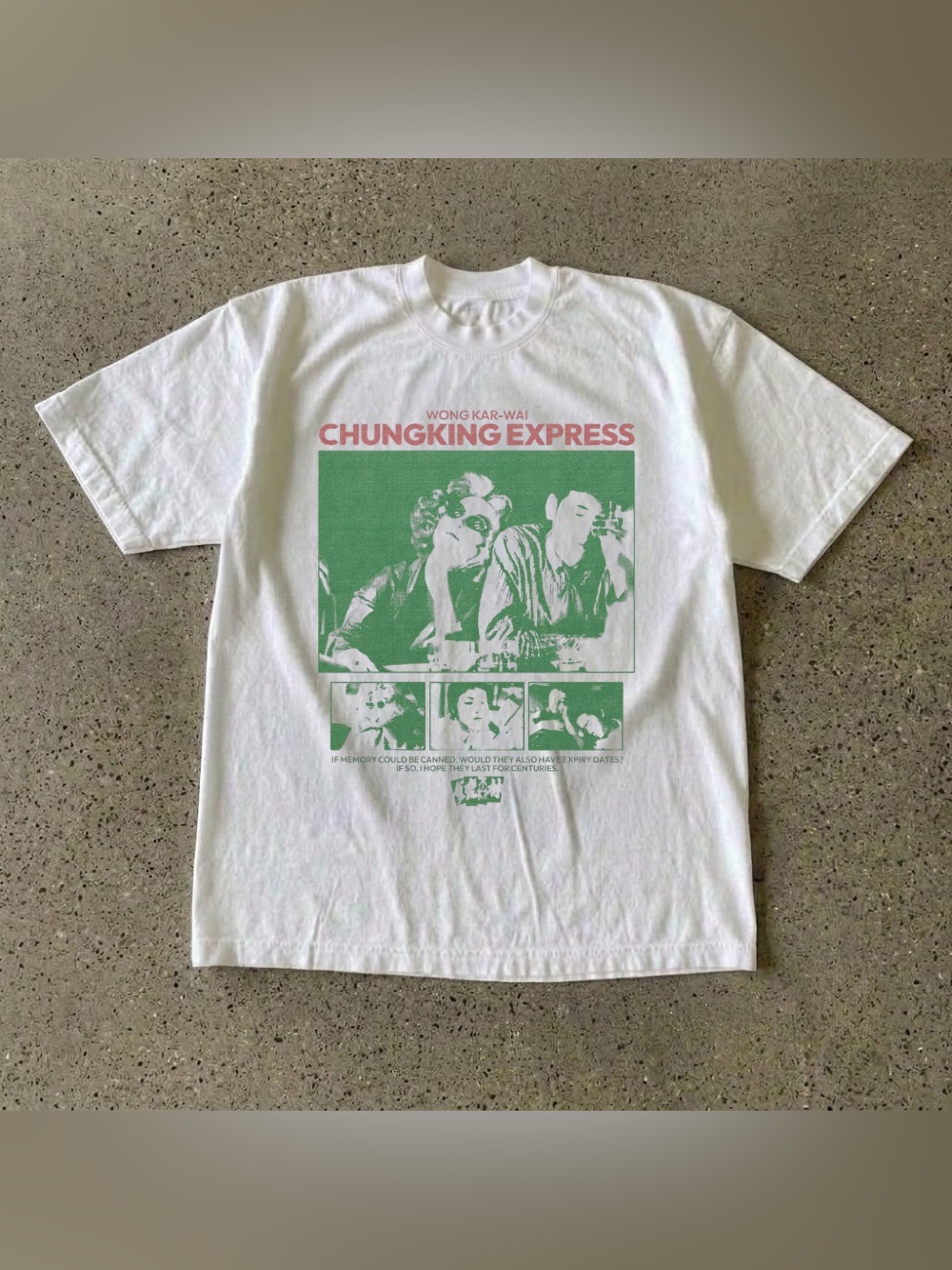 Chungking Express Wong Kar Wai Movie White Indie Film Graphic T-Shirt